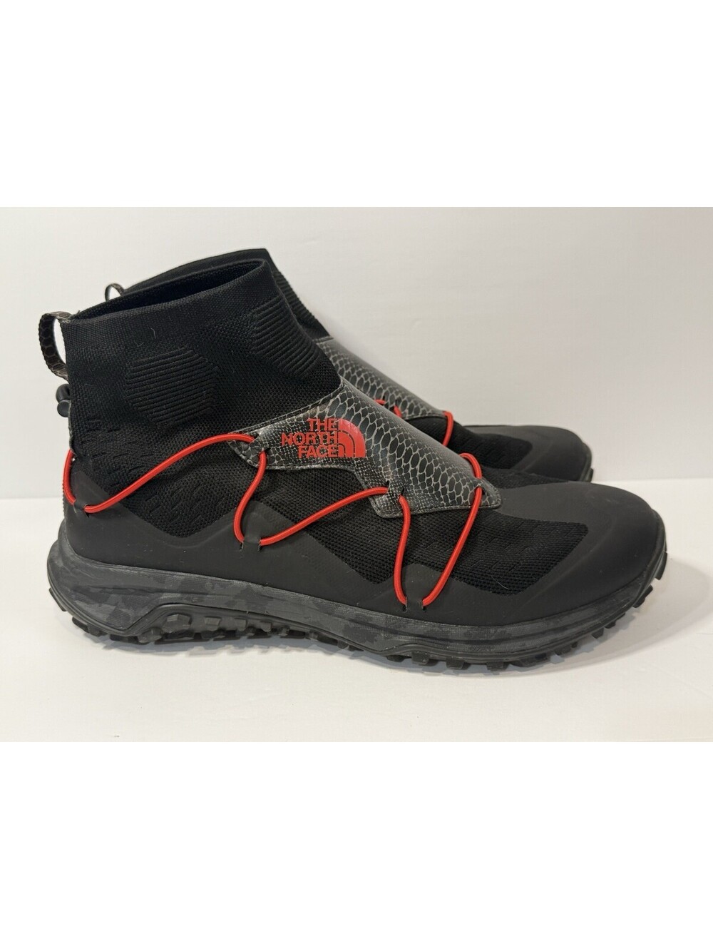 Northface Sihl Mid Men’s Hiking Boots Size 11.5 Red And Black